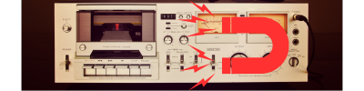 Correct method to demagnetize cassette tape heads