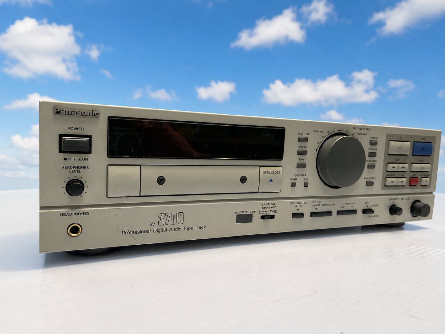 Panasonic SV-3700 Professional DAT Recorder S/N AA5FH01344 - Low Hours and Just Serviced!