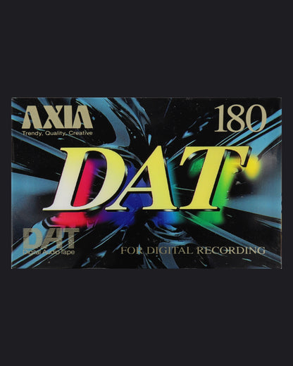 AXIA DAT B blank DAT tape 180 minutes- front view