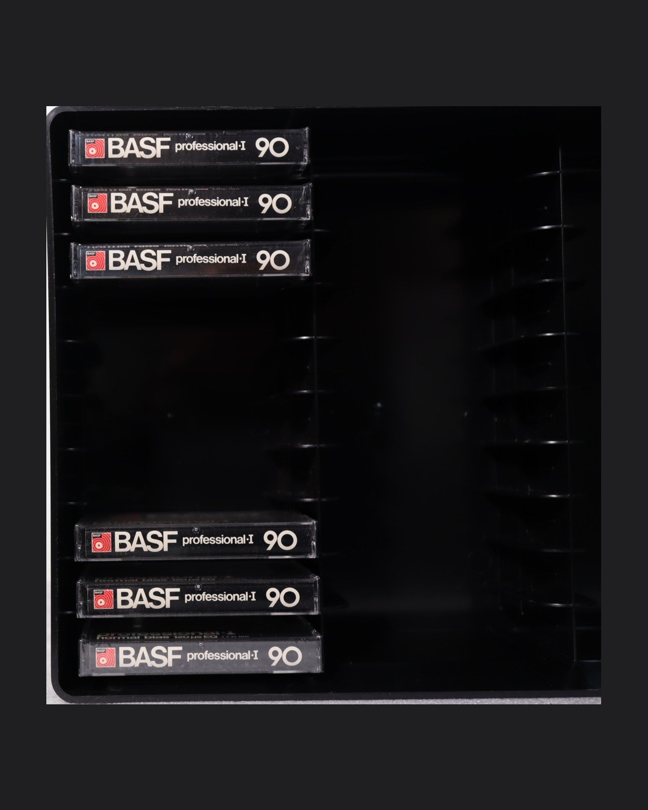 BASF Music Box: 6 Professional I 90 Tapes + Storage Box (1982-1984 US) Ultra Ferric