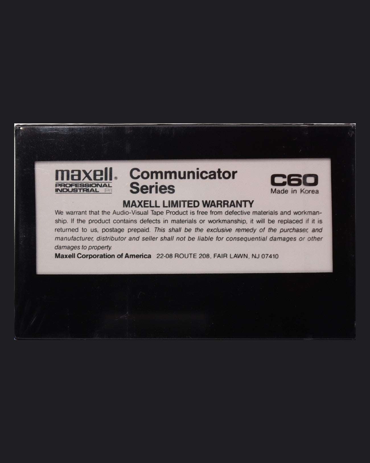 Maxell Communicator Series (1996 US)
