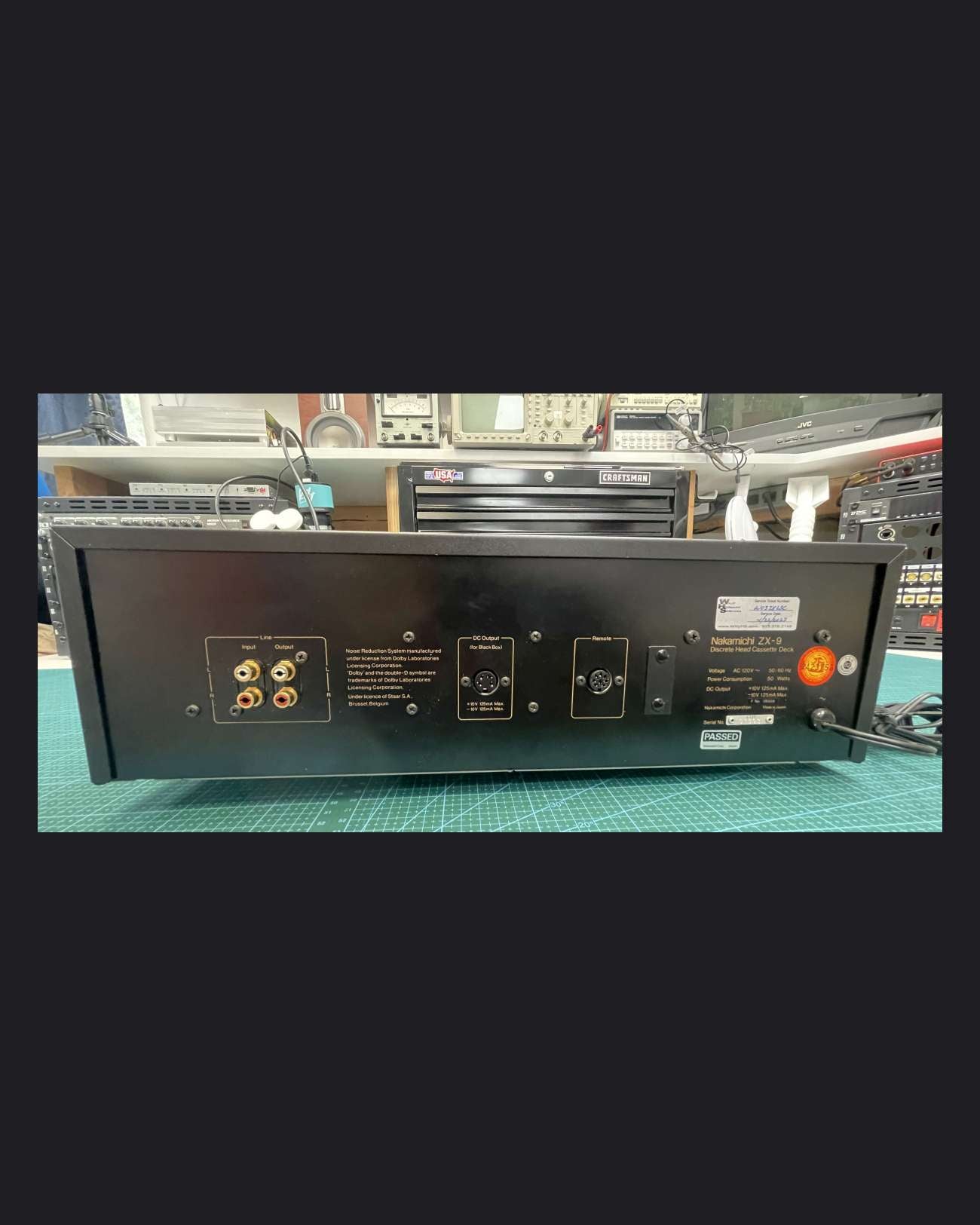 Nakamichi ZX-9 S/N 1393 Restored to perfection by Willy Hermann and Perry Esposito
