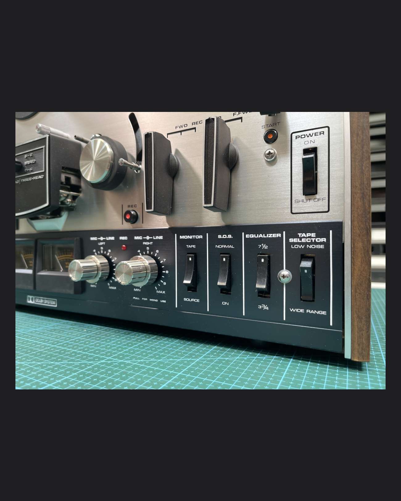 AKAI 4000DB Reel to Reel Recorder NOS IOB and Fully Serviced by Curt Palme!