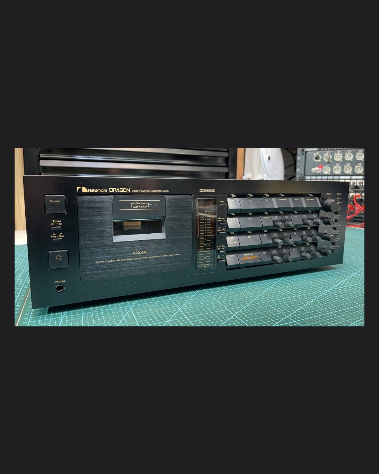 Nakamichi Dragon S/N 9078 Restored to perfection by Willy Hermann + wired remote