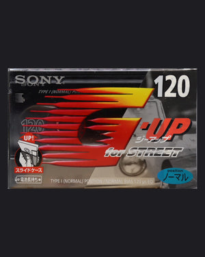Sony G-UP Type I blank cassette tape 1997 JP — front view new sealed