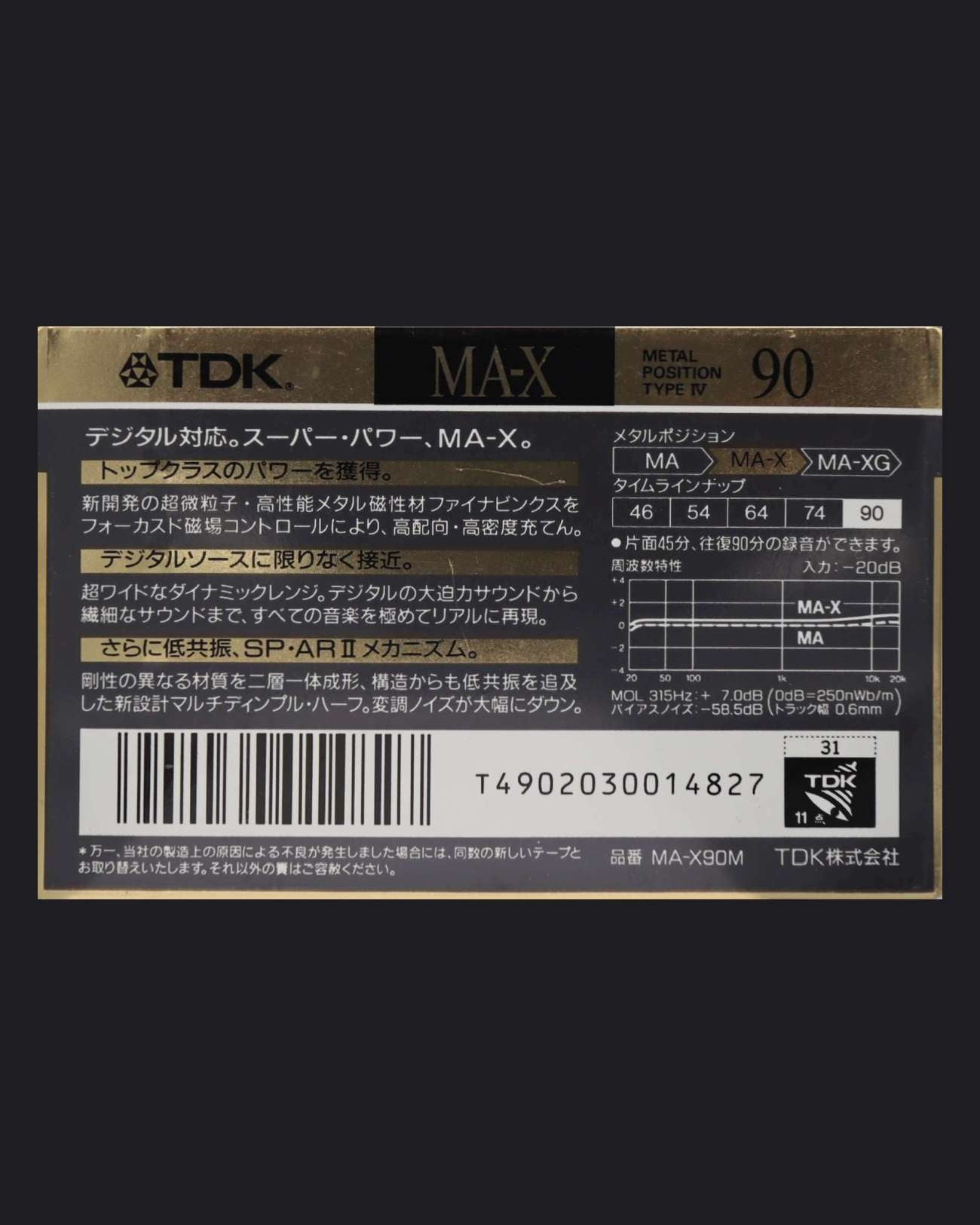 TDK MA-X (1990-1991 JP)