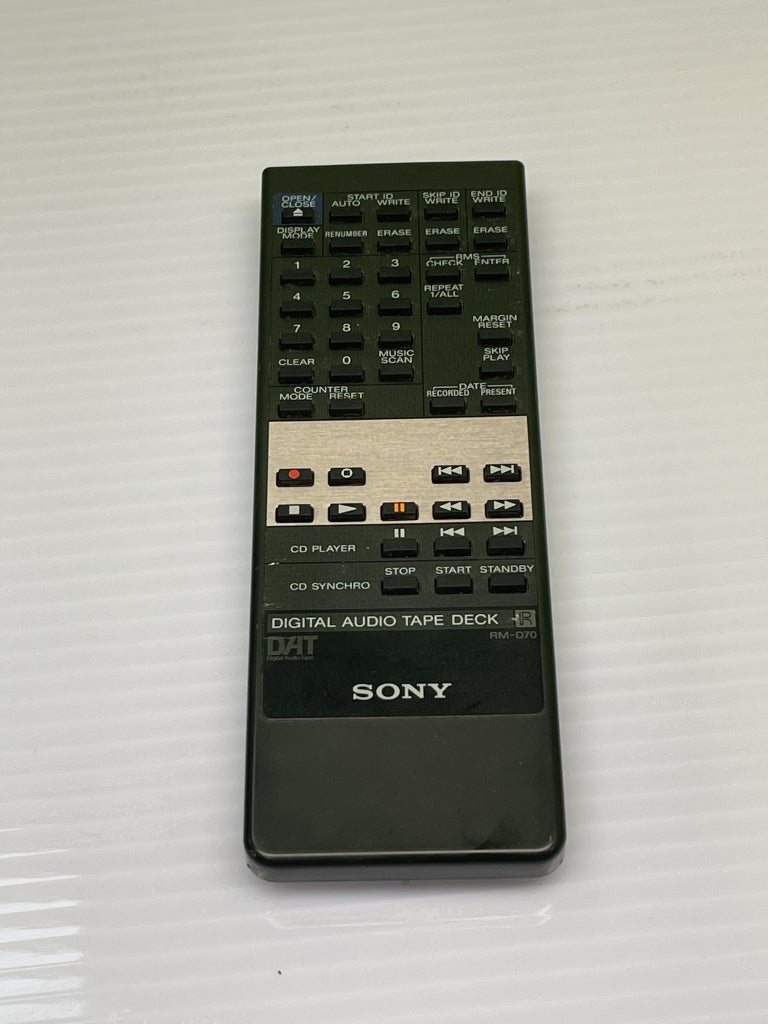 SONY DTC-A7 DAT Recorder S/N 808239 IOB with Remote and Rack Ears - Just Serviced and Recapped