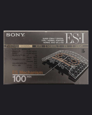 Sony ES I Type I blank cassette tape 1992 JP — detail view
