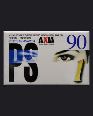 Axia AXIA PS 1 Type I blank cassette tape 1995 JP — detail view