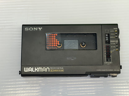 Sony WM-D6C Professional Walkman S/N 138537 Amorphous Head, Serviced, in Near Mint Condition, with Original Box, Cover, Strap, Power Adapter, and Tie-Pin Microphone