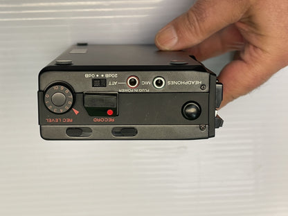 Sony WM-D6C Professional Walkman S/N 138537 Amorphous Head, Serviced, in Near Mint Condition, with Original Box, Cover, Strap, Power Adapter, and Tie-Pin Microphone
