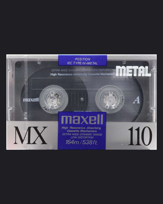 Image of Maxell MX (1990-1991 US) - 110 Minutes