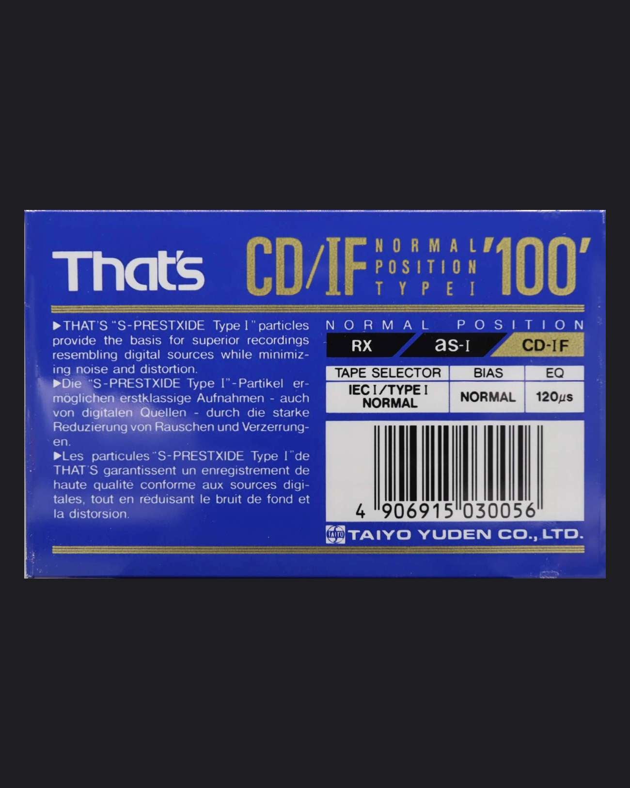 That's CD/IF (1990-1992 EU)