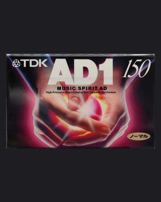 TDK AD1 Type I blank cassette tape 1996 JP — detail view