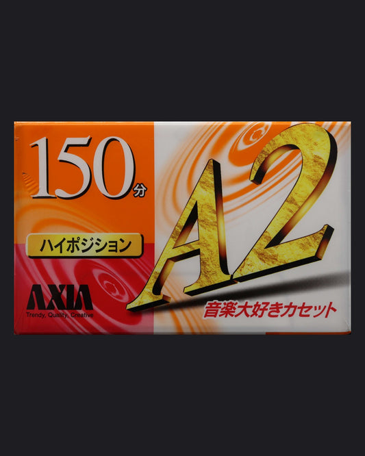 Axia AXIA A2 Type II blank cassette tape 1998-1999 JP — detail view