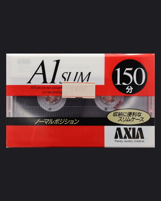 Axia AXIA A1 Slim Type I blank cassette tape 1993-1994 JP — detail view