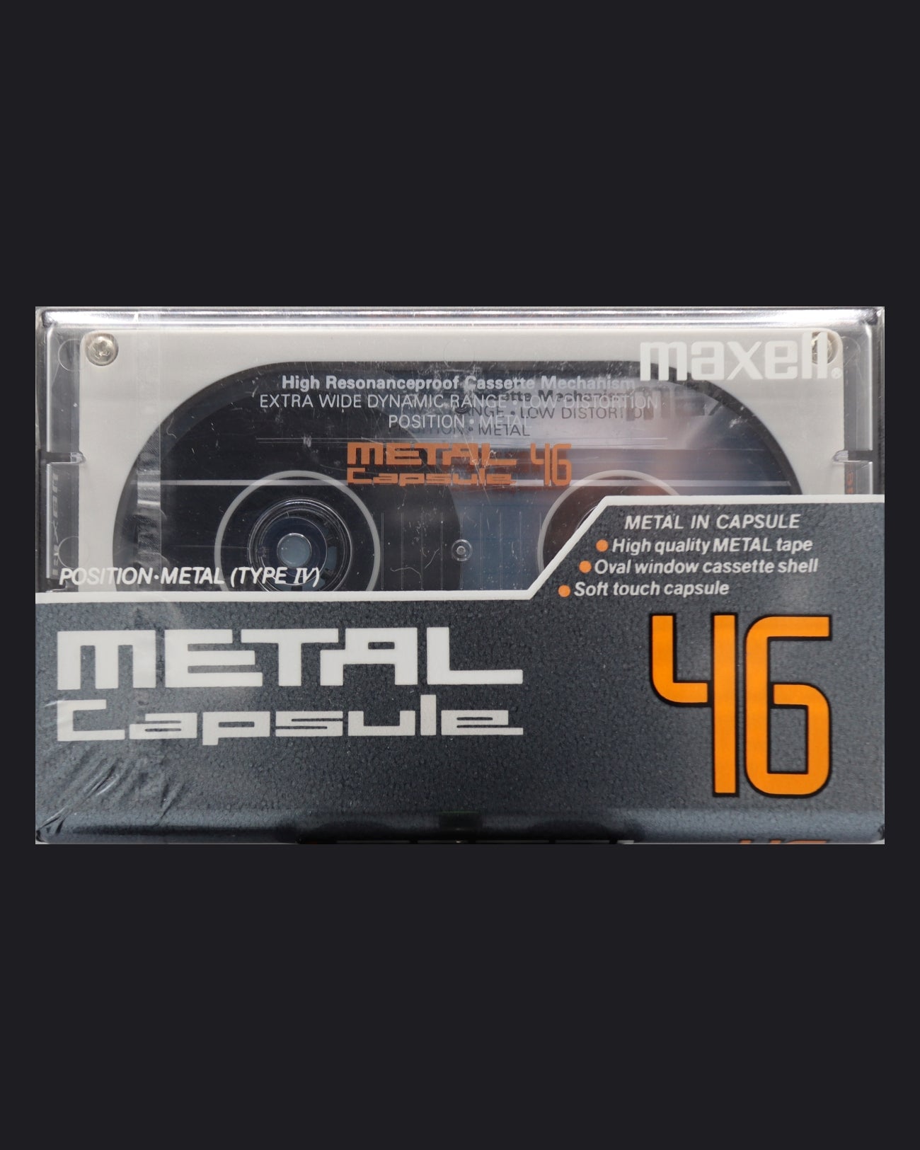 Image of Maxell Metal Capsule (1990-1991 JP) - 46 Minutes