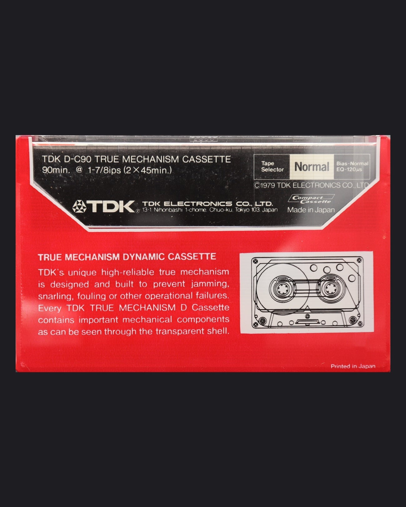 TDK D True Mechanism (1979-1981 EU)