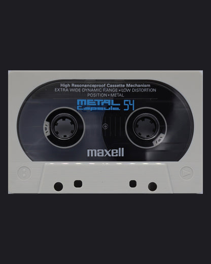 Image of Maxell Metal Capsule (1990-1991 JP) - 54 (C Stock - READ) Minutes