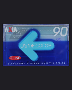 Axia J'Z 1 Color Type I blank cassette tape 2002-2006 JP — detail view