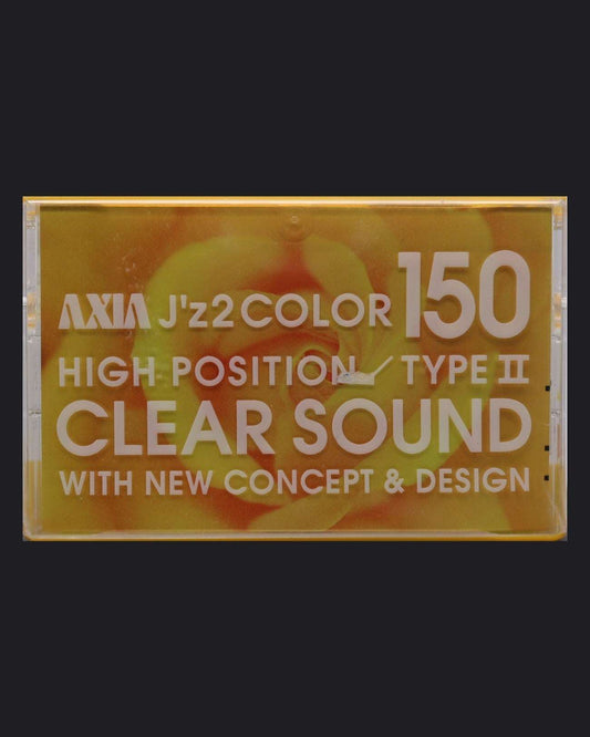 Axia AXIA J'z 2 COLOR Type II blank cassette tape 2000 JP — detail view