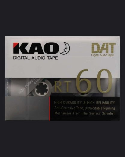 KAO DAT RT blank DAT tape 60 minutes- front view
