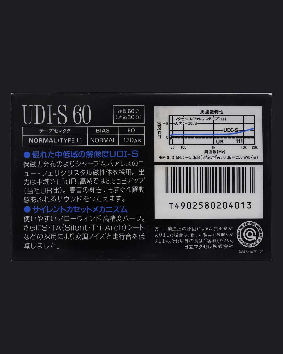 Maxell UDI-S Type I - 1988 JP