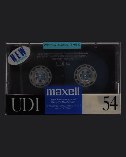 Image of Maxell UDI (1988-1989 JP) - 90 (B Stock) Minutes