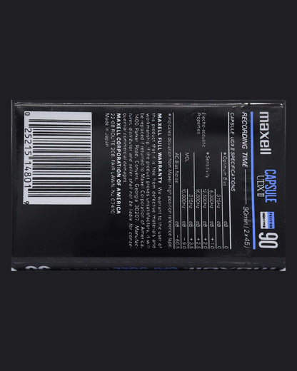 Maxell Capsule UDX II Type II - 1991 US