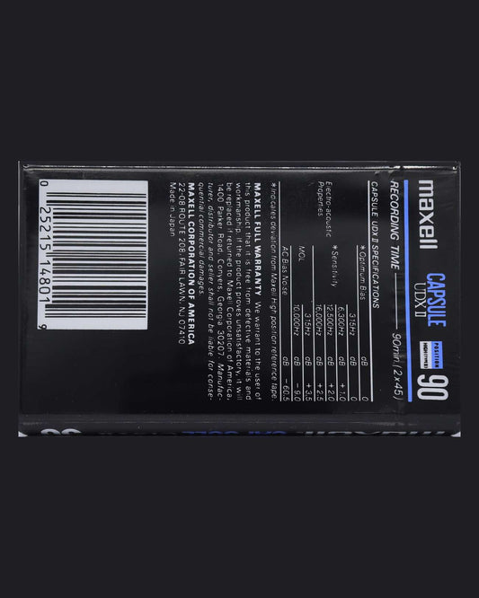 Maxell Capsule UDX II Type II - 1991 US