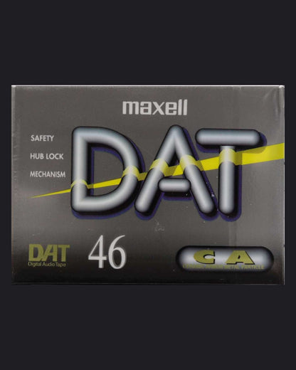 Maxell DAT DM-D blank DAT tape 46 minutes- front view
