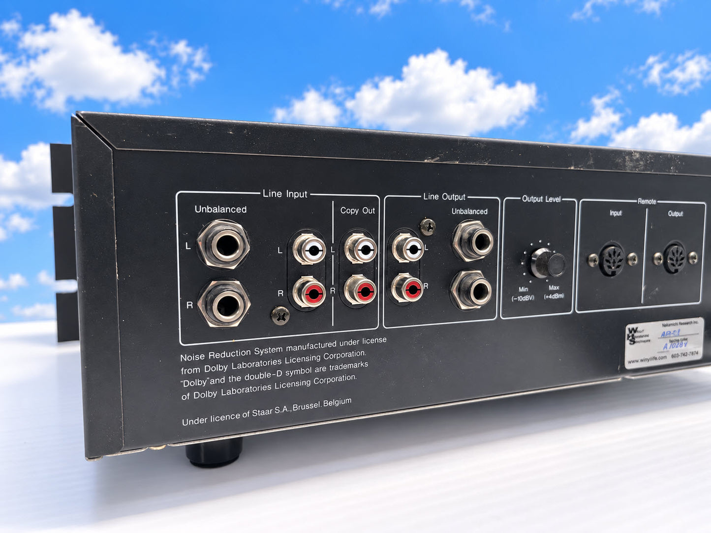 Nakamichi MR-2 Professional Cassette Deck S/N 13843 Restored to perfection by Willy Hermann in Near Mint Condition!