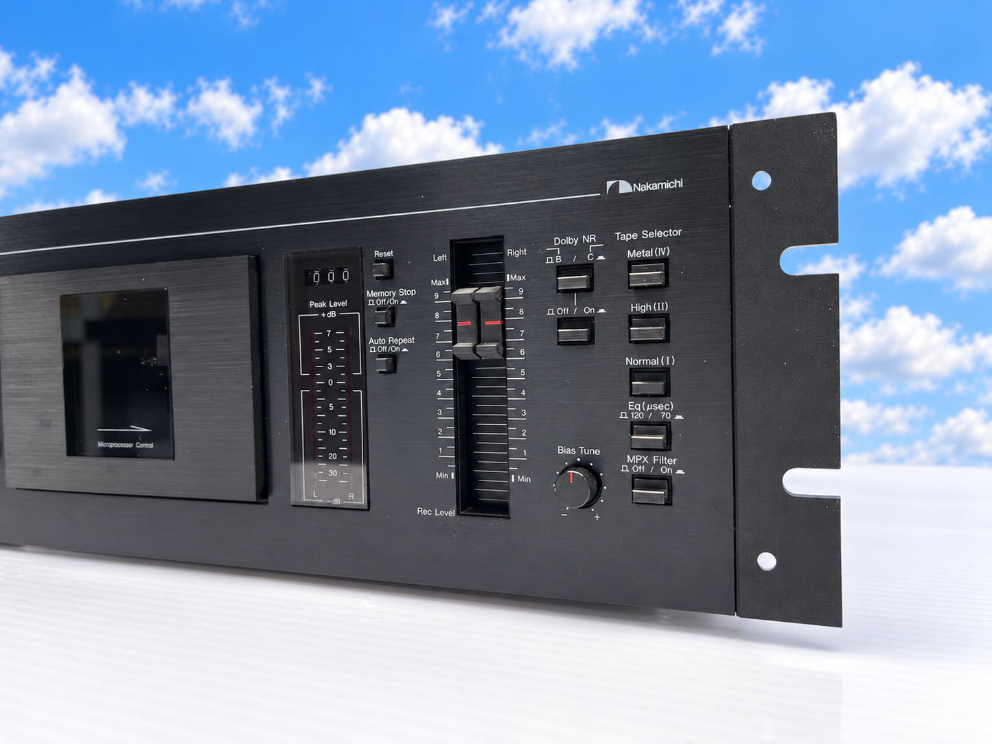 Nakamichi MR-2 Professional Cassette Deck S/N 13843 Restored to perfection by Willy Hermann in Near Mint Condition!