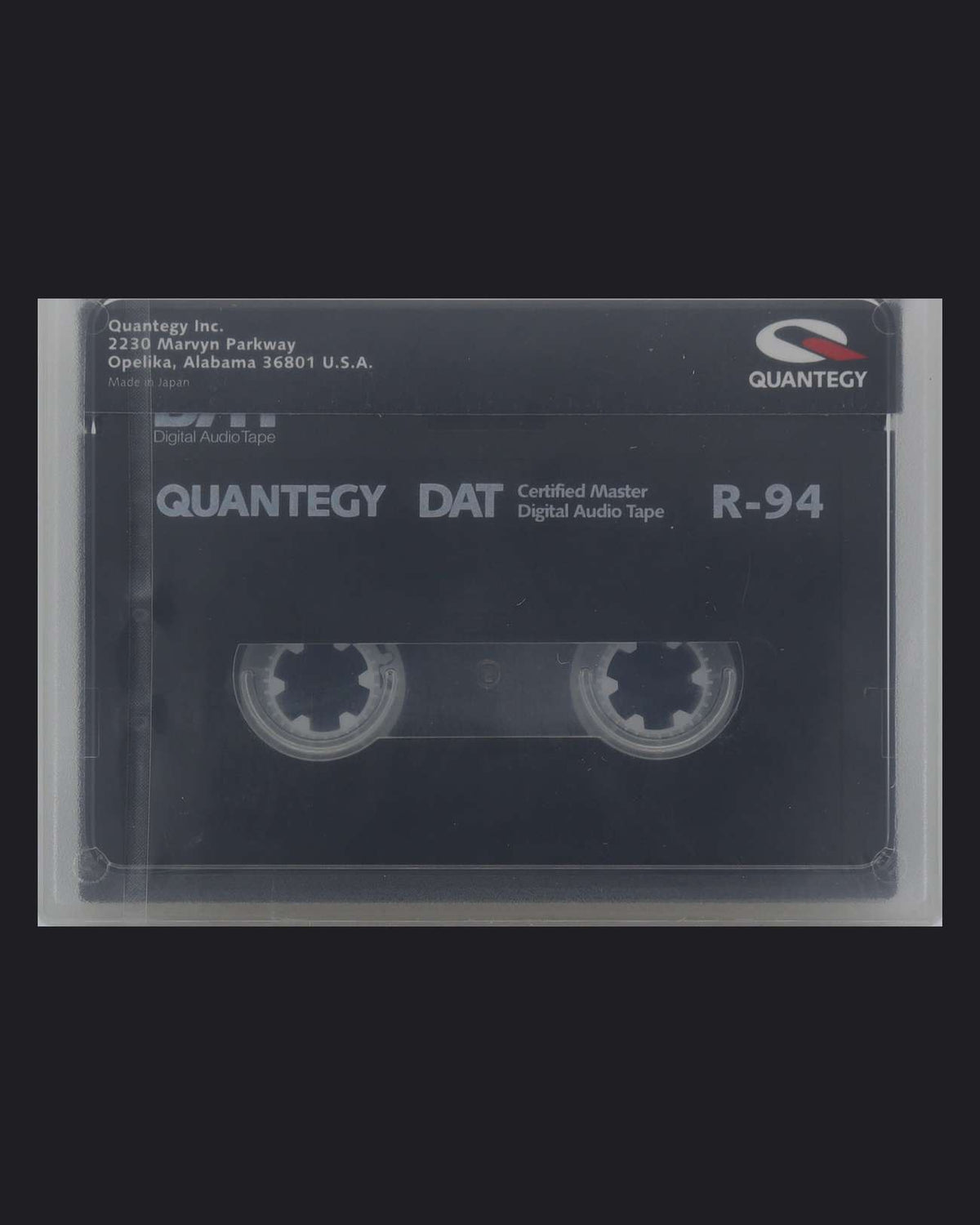 Quantegy Professional Studio Series DAT-R Blank Digital Audio Tape