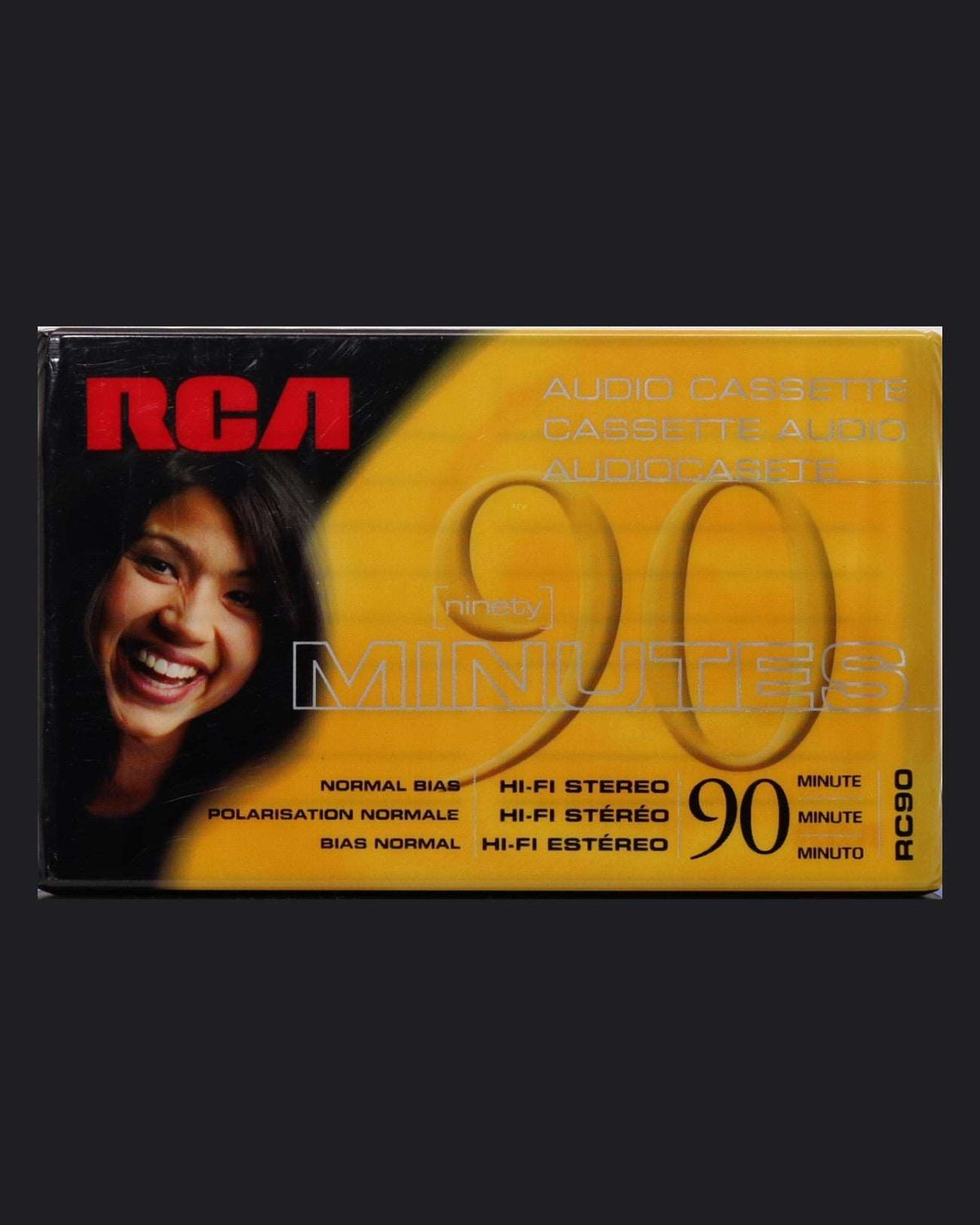 RCA RC Type I blank cassette tape 2003 US — front view new sealed