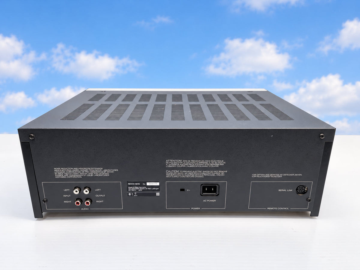 Revox B215 S/N 009775 - Upgraded LED Display - Restored to Perfection by Master Tech Perry Esposito.