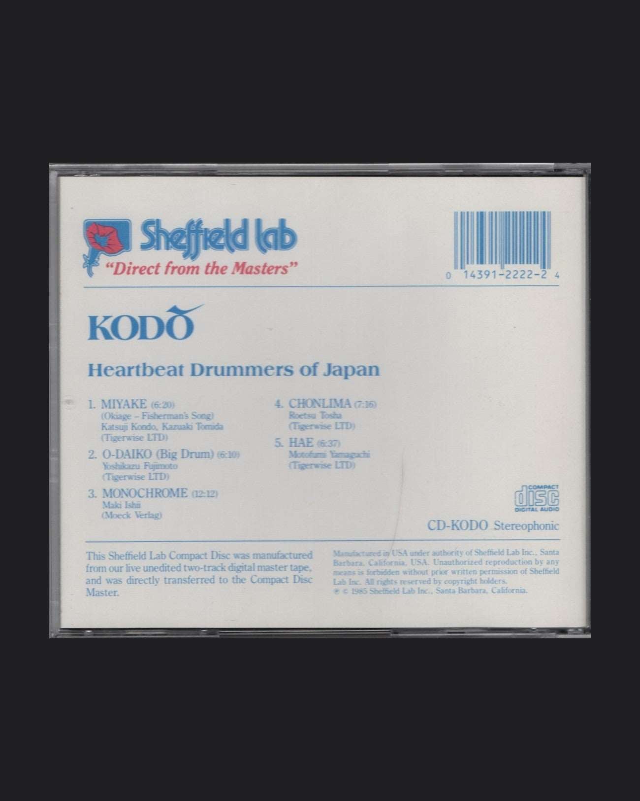 Sheffield Lab - Kodo - Heartbeat Drummers of Japan