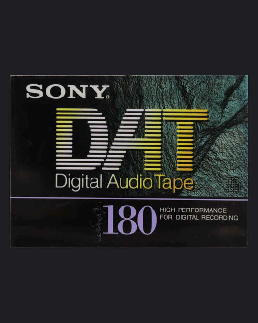 Sony DAT DT-RA blank DAT tape 180 minutes- front view