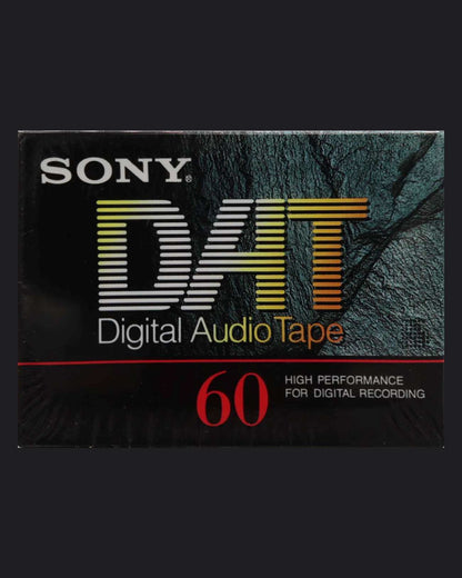 Sony DAT DT-RA blank DAT tape 60 minutes -front view
