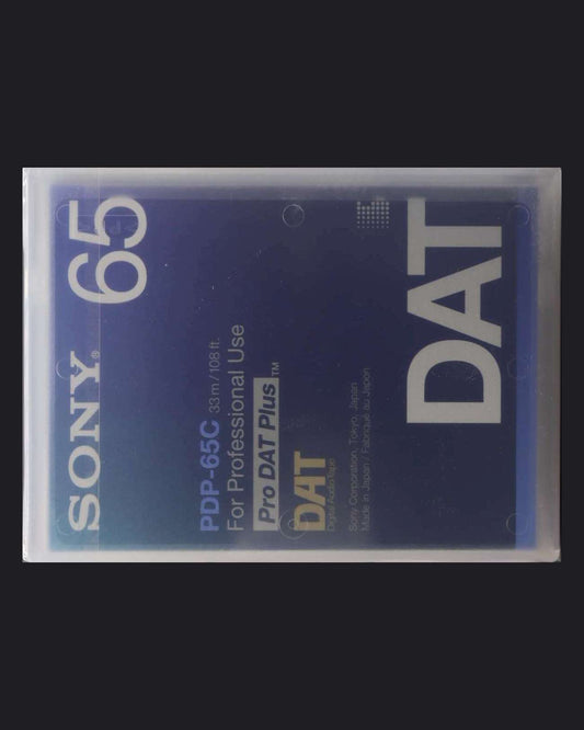 Sony Pro DAT Plus PDP-C Professional blank DAT tape 65 minutes- front view