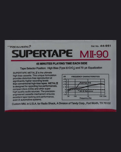 Supertape M II Type II - 1988-1994 US