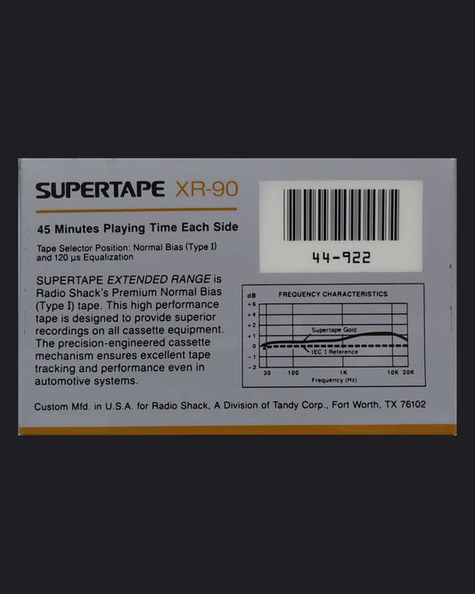 Supertape XR Type I - 1988-1994 US