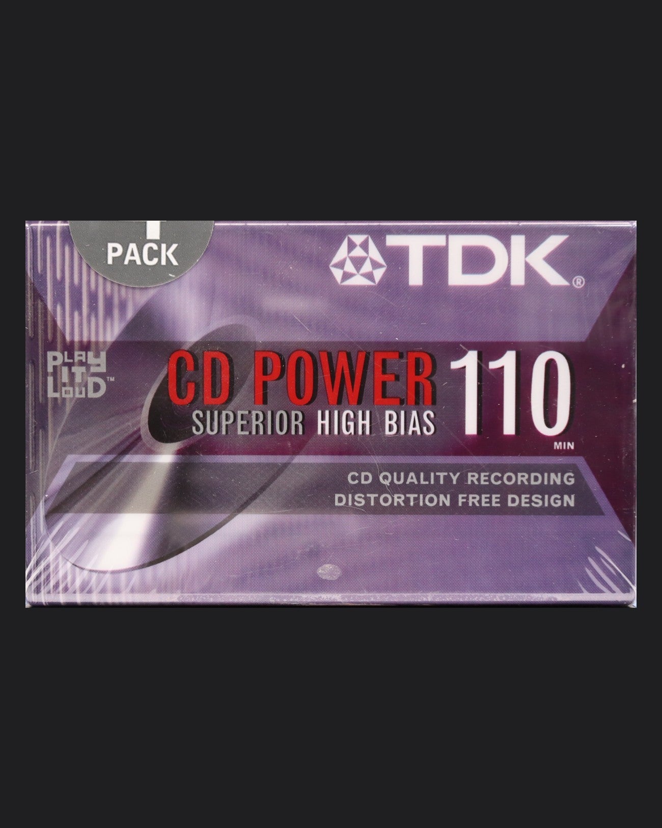 TDK CD Power (2003-2005 US) - Blank Audio Cassette Tape - New Sealed ...
