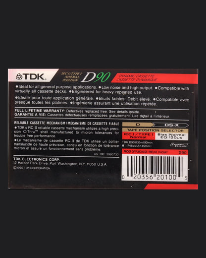 TDK D (1990-1995 US) Ultra Ferric