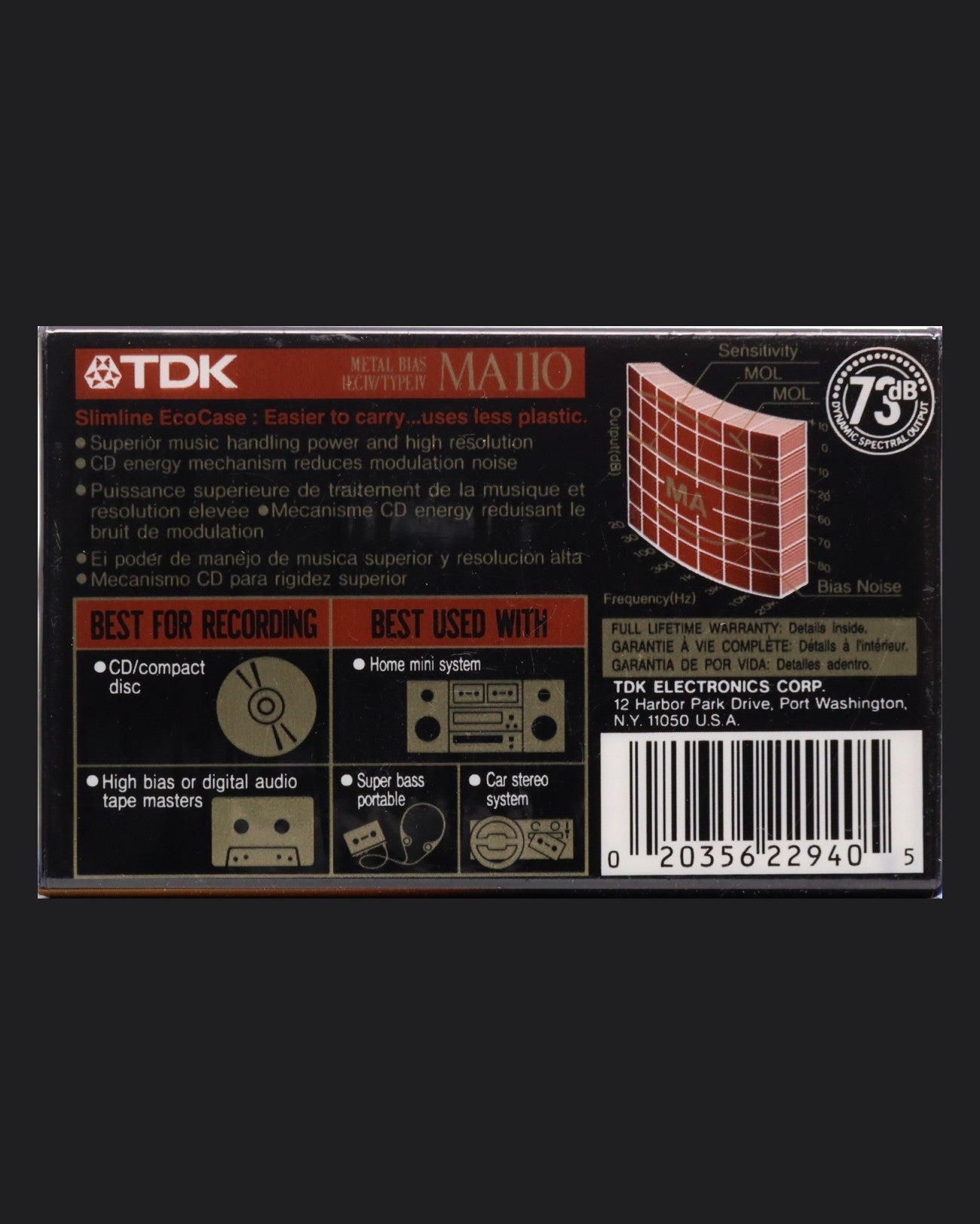 TDK MA (1992-1995 US) Ultra Ferric