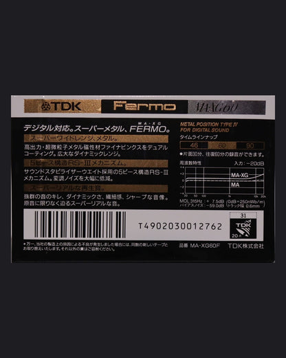 TDK MA-XG (1990 JP) Ultra Ferric