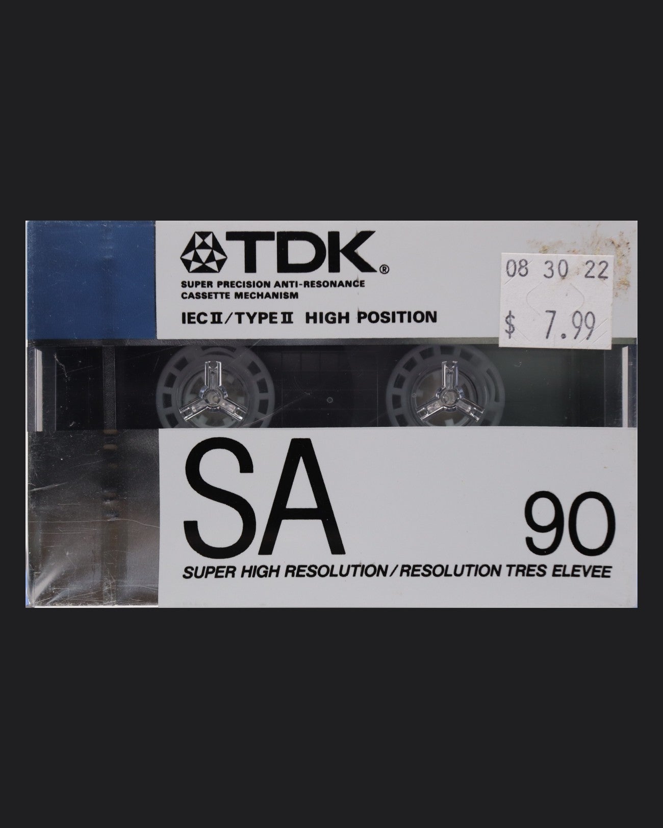 TDK SA (1987-1989 US) Ultra Ferric