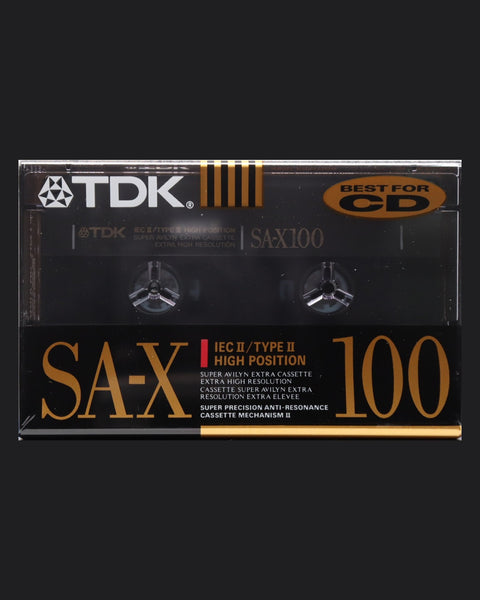 TDK SA-X - 1990-1991 US - Type II Blank Cassette Tape – Ultra Ferric