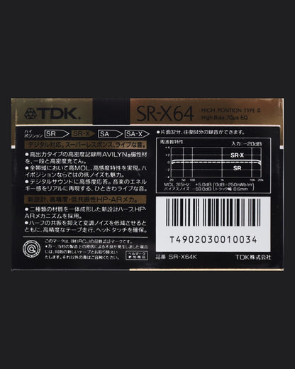 TDK SR-X (1989 JP) Ultra Ferric