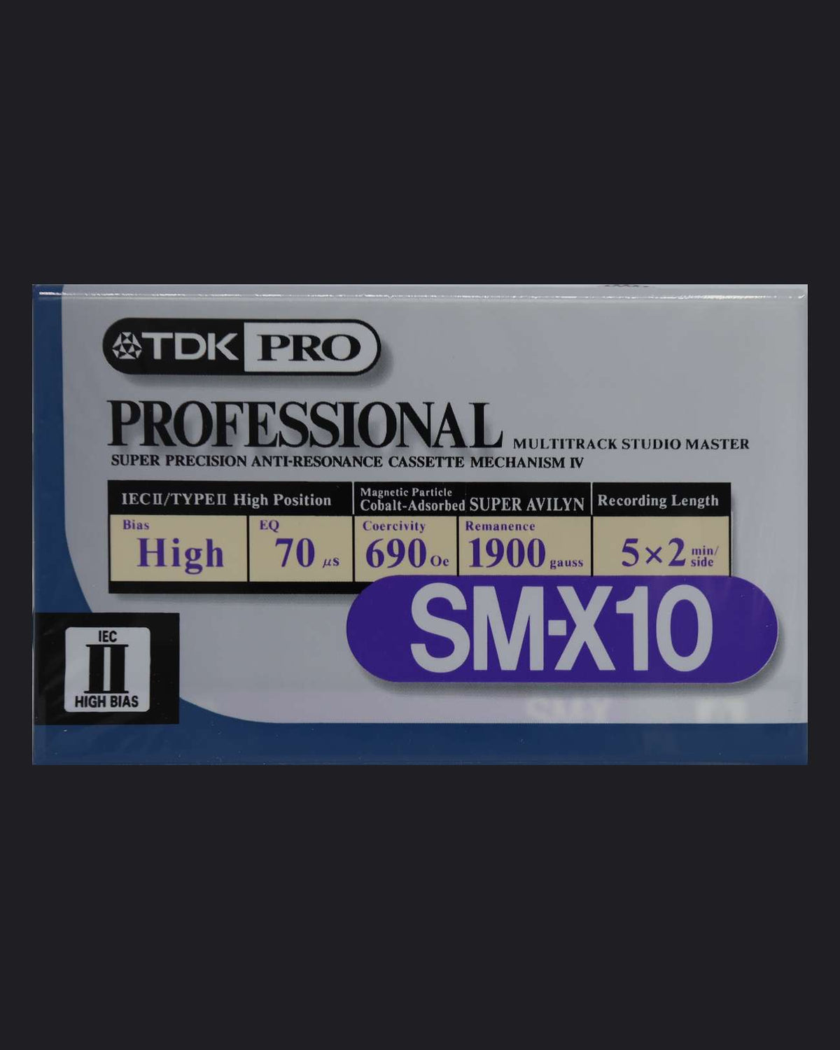 TDK Professional SM-X Type II (1997-2001 US)